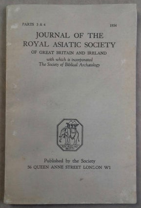 Item #M5284a The Journal of the Royal Asiatic Society of Great Britain and Ireland, with which is...