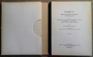 Item #M5296 Gezer II. Report of the 1967-70 Seasons in Fields I and II (vol. II). DEVER William G[newline]M5296.jpg