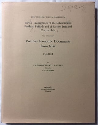 Item #M5297 Parthian Economic Documents from Nisa - Plates. 4 volumes. DIAKONOFF Igor - LIVSHITS...