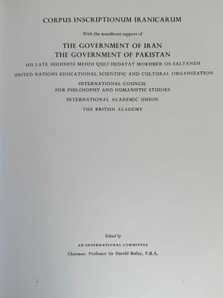 Parthian Economic Documents from Nisa. Plates III. (XEROX)