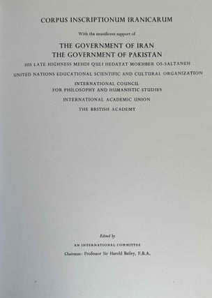 Parthian Economic Documents from Nisa. Plates III. (XEROX)