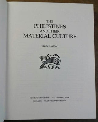 Item #M5300 The Philistines and their material culture. DOTHAN Trude[newline]M5300.jpg
