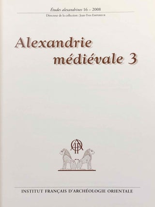 Alexandrie médiévale 3