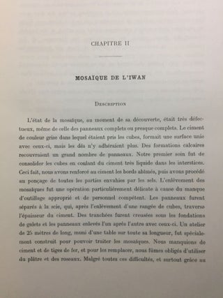 Fouilles de Châpour. Bîchâpour. Vol. II : Les mosaïques sassanides. [Followed by] Etude numismatique, par John Walker.[newline]M5317-05.jpg