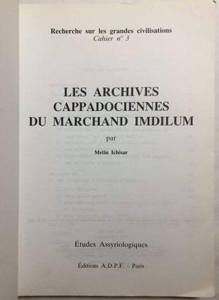 Les archives cappadociennes du marchand Imdilum[newline]M5342-01.jpg