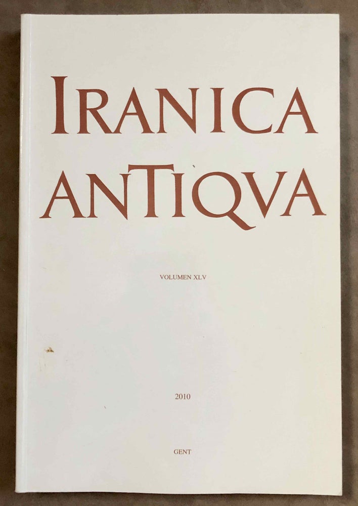 Item #M5343 Iranica Antiqua. Vol. 45. 2010. AAE - Journal - Single issue.[newline]M5343.jpeg