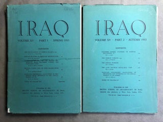 Item #M5348 Iraq. Journal of the British School of Archaeology in Iraq. Volume XV. Parts 1-2....[newline]M5348.jpg