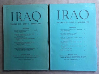 Item #M5350 Iraq. Journal of the British School of Archaeology in Iraq. Volume XVII. Parts 1-2....