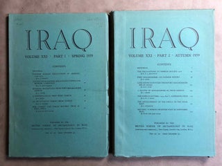 Item #M5352 Iraq. Journal of the British School of Archaeology in Iraq. Volume XXI. Parts 1-2....[newline]M5352.jpg