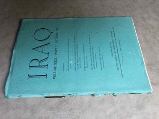 Iraq. Journal of the British School of Archaeology in Iraq. Volume XXIX. Parts 1-2. 1967. In honour of the seventy-seventh birthday of professor Sidney Smith.