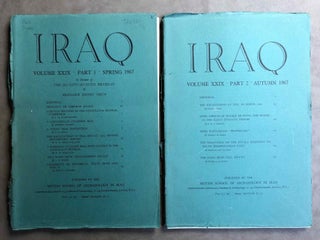 Item #M5355 Iraq. Journal of the British School of Archaeology in Iraq. Volume XXIX. Parts 1-2....[newline]M5355.jpg