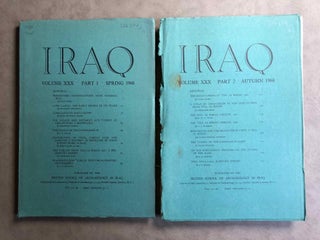 Item #M5360 Iraq. Journal of the British School of Archaeology in Iraq. Volume XXX. Parts 1-2....