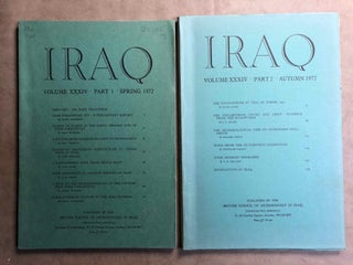 Item #M5363 Iraq. Journal of the British School of Archaeology in Iraq. Volume XXXIV. Parts 1-2....[newline]M5363.jpg
