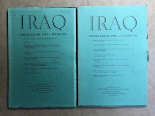 Item #M5368 Iraq. Journal of the British School of Archaeology in Iraq. Volume XXXVIII. Parts...[newline]M5368.jpg