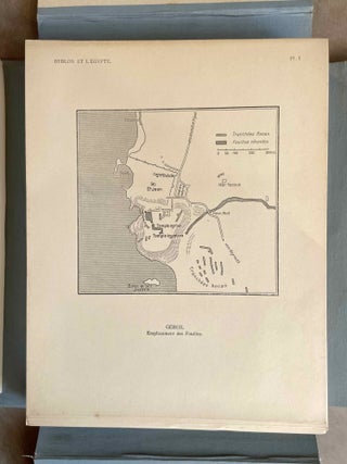 Byblos et l'Egypte. Quatre campagnes de fouilles à Gebeil. 1921 - 1922 - 1923 - 1924. Atlas.[newline]M5419-03.jpeg