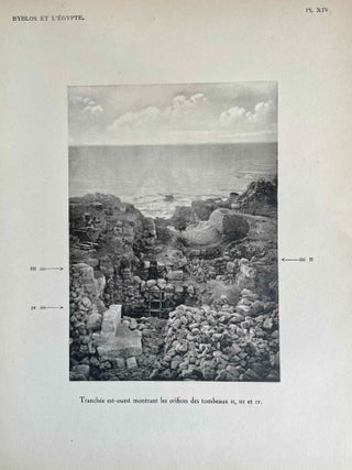 Byblos et l'Egypte. Quatre campagnes de fouilles à Gebeil. 1921 - 1922 - 1923 - 1924. Atlas.[newline]M5419-06.jpeg