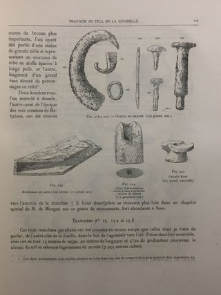 Délégation en Perse, Mémoires, tome I. Recherches archéologiques. première série, fouilles à Suse en 1897-1898 et 1898-1899.[newline]M5423-06.jpg