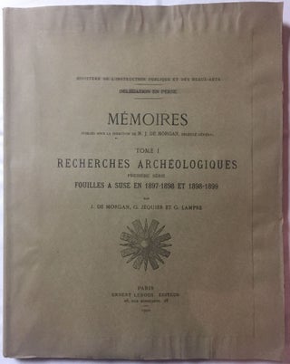 Item #M5423 Délégation en Perse, Mémoires, tome I. Recherches archéologiques. première...[newline]M5423.jpg