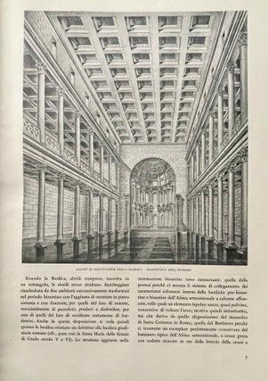 I Monumenti Italiani. Rilievi Raccolti. Fascicoli VII-IX. Il foro e la basilica severiana di Leptis Magna.