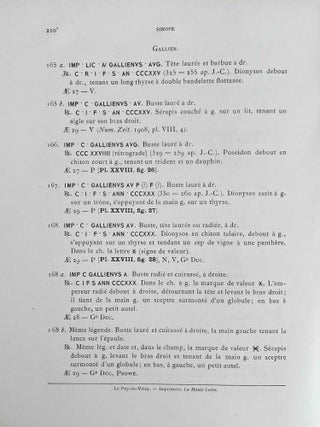 Recueil général des monnaies grecques d'Asie mineure, commencé par W.H. Waddington, continué et complété par F. Babelon et T. Reinach. Tome premier, 1er fascicule: Pont et Paphlagonie. Texte et planches (complete set)