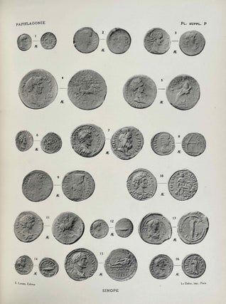 Recueil général des monnaies grecques d'Asie mineure, commencé par W.H. Waddington, continué et complété par F. Babelon et T. Reinach. Tome premier, 1er fascicule: Pont et Paphlagonie. Texte et planches (complete set)