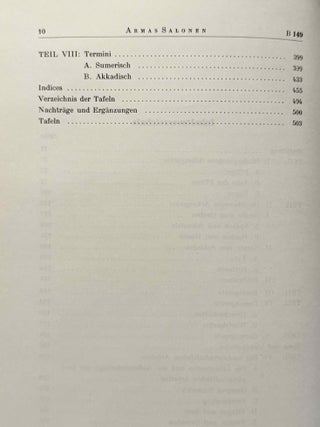 Agricultura Mesopotamica nach sumerisch-akkadischen Quellen. Eine lexikalische und kulturgeschichtliche Untersuchung.