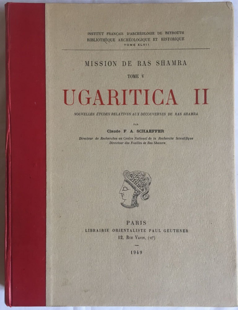Item #M5488 Ugaritica II: Nouvelles &eacute;tudes relatives aux d&eacute;couvertes de Ras Shamra. SCHAEFFER Claude F. A.[newline]M5488-02.jpg