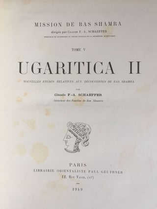 Ugaritica II: Nouvelles &eacute;tudes relatives aux d&eacute;couvertes de Ras Shamra[newline]M5488-14.jpg
