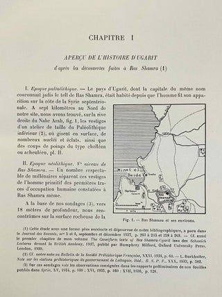 Ugaritica. Etudes relatives aux découvertes de Ras Shamra. Vol. I, II, III, IV, V & VI.