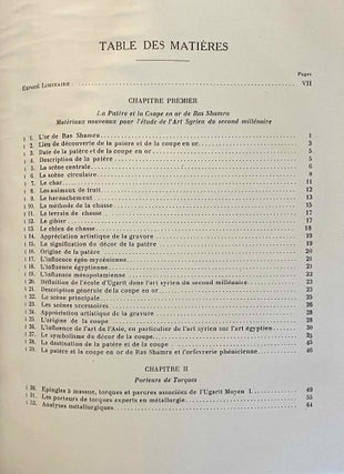 Ugaritica. Etudes relatives aux découvertes de Ras Shamra. Vol. I, II, III, IV, V & VI.