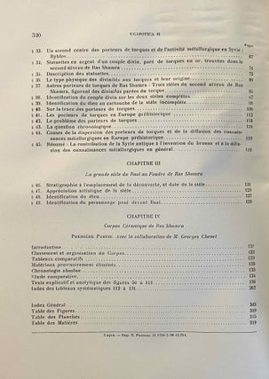 Ugaritica. Etudes relatives aux découvertes de Ras Shamra. Vol. I, II, III, IV, V & VI.