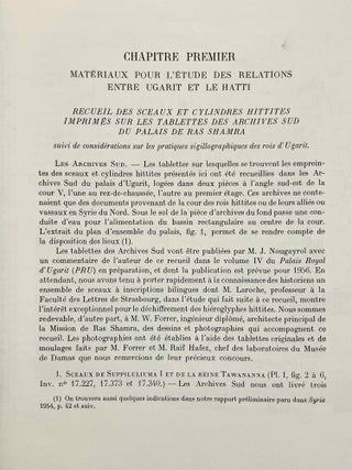 Ugaritica. Etudes relatives aux découvertes de Ras Shamra. Vol. I, II, III, IV, V & VI.