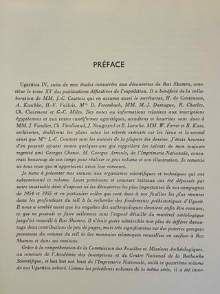 Ugaritica. Etudes relatives aux découvertes de Ras Shamra. Vol. I, II, III, IV, V & VI.