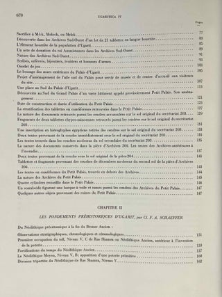 Ugaritica. Etudes relatives aux découvertes de Ras Shamra. Vol. I, II, III, IV, V & VI.