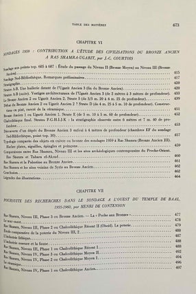 Ugaritica. Etudes relatives aux découvertes de Ras Shamra. Vol. I, II, III, IV, V & VI.