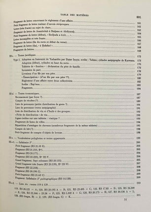 Ugaritica. Etudes relatives aux découvertes de Ras Shamra. Vol. I, II, III, IV, V & VI.
