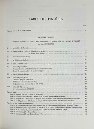 Mission de Ras Shamra, tome XVI. UGARITICA V. Nouveaux textes accadiens, Hourrites et Ugaritiques des archives et bibliothèques privées d'Ugarit, commentaire des textes historiques (première partie).
