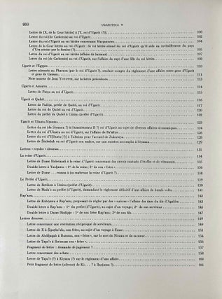 Mission de Ras Shamra, tome XVI. UGARITICA V. Nouveaux textes accadiens, Hourrites et Ugaritiques des archives et bibliothèques privées d'Ugarit, commentaire des textes historiques (première partie).