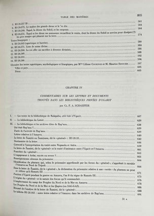 Mission de Ras Shamra, tome XVI. UGARITICA V. Nouveaux textes accadiens, Hourrites et Ugaritiques des archives et bibliothèques privées d'Ugarit, commentaire des textes historiques (première partie).
