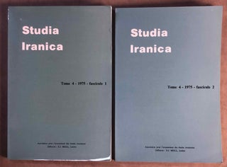 Item #M5523 Studia Iranica. Tome 4. 1975. Fasc. 1-2. AAE - Journal - Single issue[newline]M5523.jpg