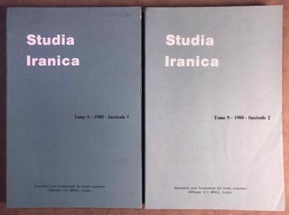 Item #M5526 Studia Iranica. Tome 9. 1980. Fasc. 1-2. AAE - Journal - Single issue[newline]M5526.jpg