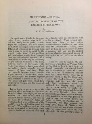 Sumer. A journal of archaeology and history in Iraq. Vol. V. No 1, january 1949.[newline]M5530-02.jpg