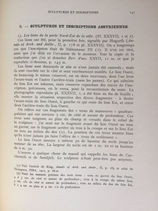 Til-Barsib. Text et planches (complete set)