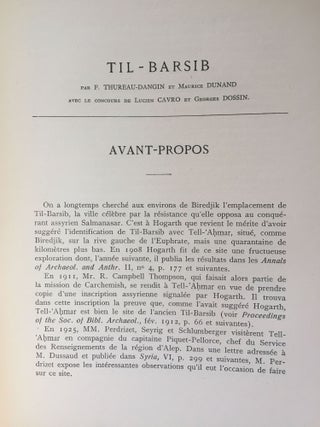 Til-Barsib. Text et planches (complete set)[newline]M5537d_5.jpg