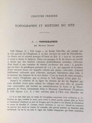 Til-Barsib. Text et planches (complete set)