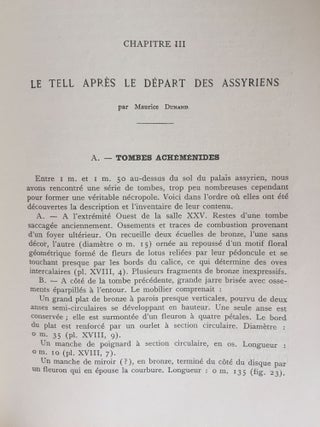 Til-Barsib. Text et planches (complete set)