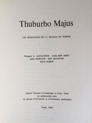 Corpus des mosaïques de Tunisie. Volume II, Région de Zaghouan. Fascicule 1: Thuburbo Majus. Les mosaïques de la région du forum.[newline]M5568-02.jpg