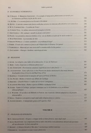 Atti del II congresso internazionale di studi fenici e punici. Roma, 9- 14 novembre 1987. 3 volumes (complete)[newline]M5573-04.jpg