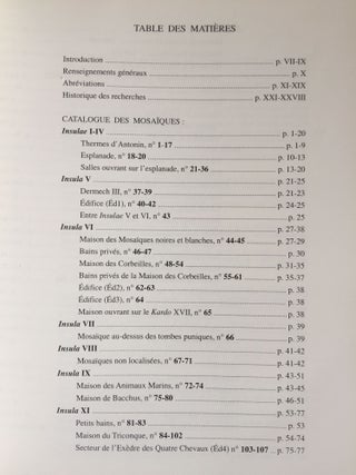 Corpus des mosaïques de Tunisie. Volume IV, Karthago (Carthage). Fascicule 1 : Les mosaïques du parc archéologique des thermes d'Antonin.[newline]M5581-03.jpg