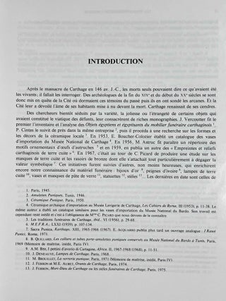 Les tombes puniques de Carthage. Topographie, structures, inscriptions et rites funéraires.